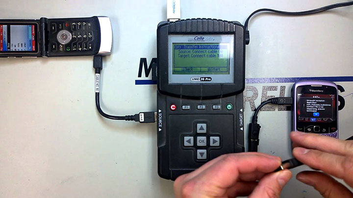 SIM card transfer device